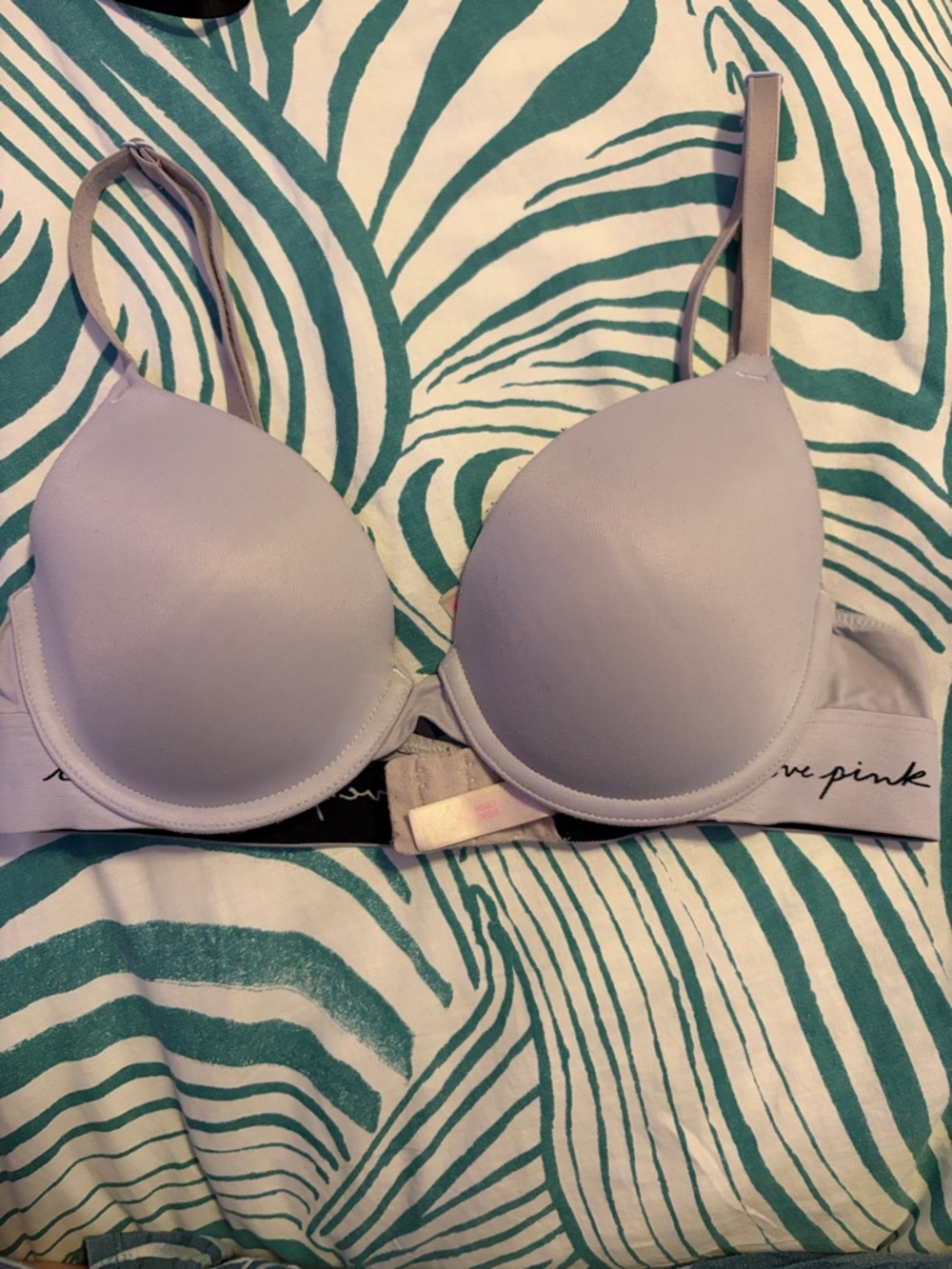 Victoria's Secret Light Blue T Shirt Bra